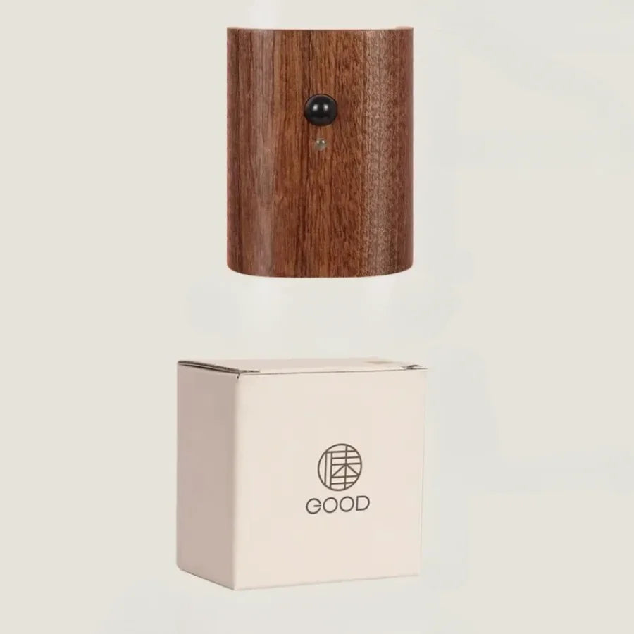 NordVale Sensor Wall Light – Wooden LED Motion Sensor Lamp | Modern Up & Down Ambient Lighting