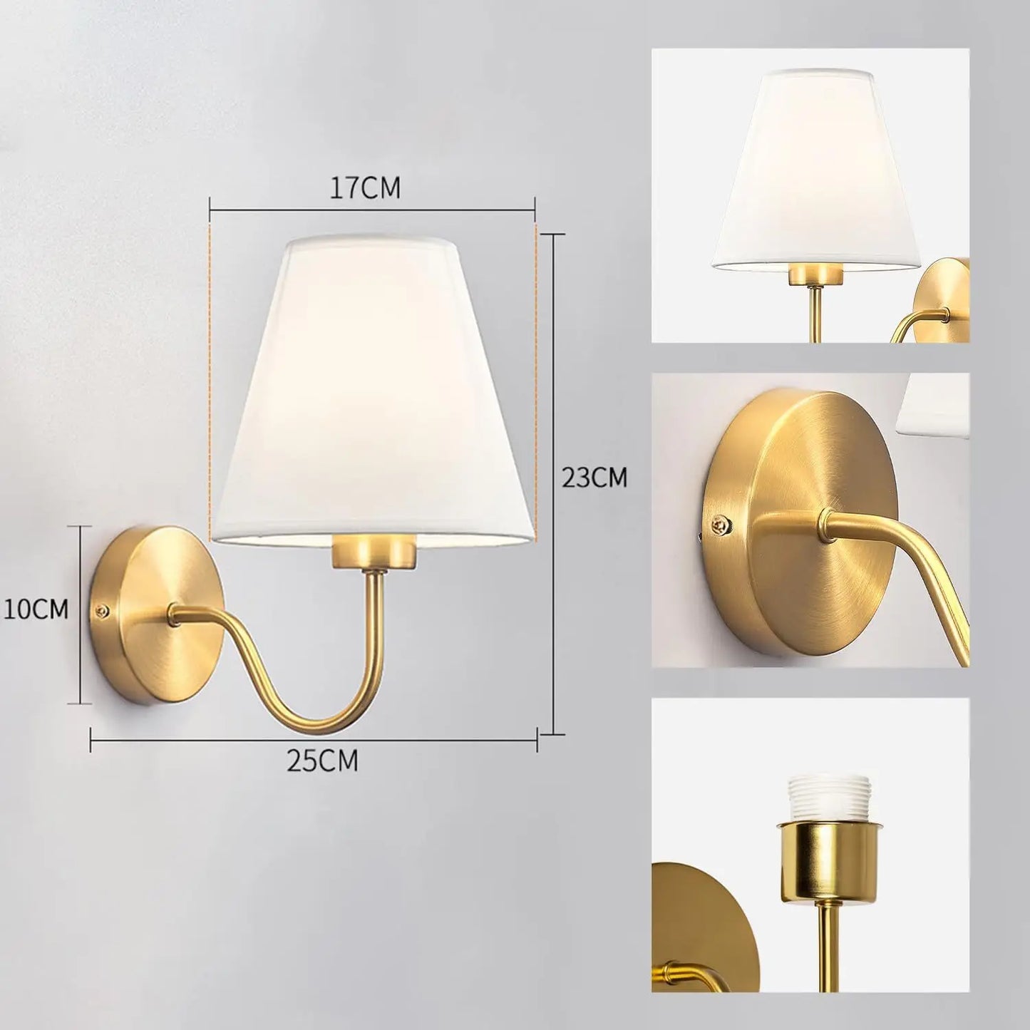 Aureva Fabric Wall Light – Nordic Wall Lamp | Soft Ambient Lighting for Elegant Modern Interiors