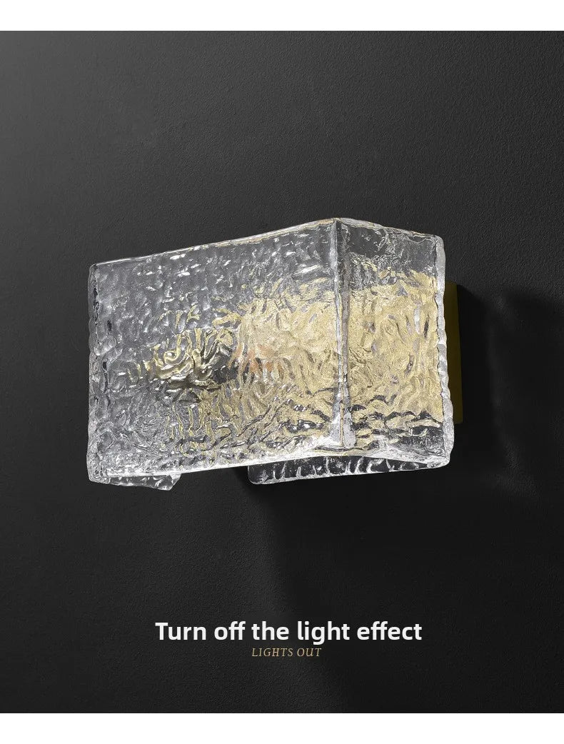 Copper & Glass Wall Light – Postmodern Art Deco LED Sconce | Luxury Ambient Interior Lighting