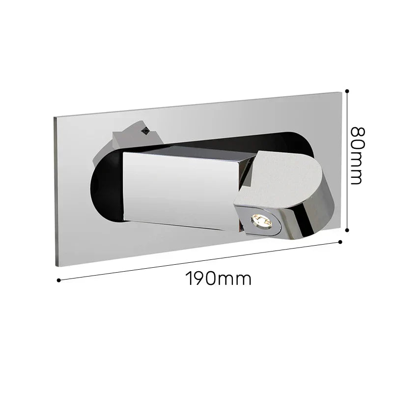 Arctis Pivot Wall Light – Adjustable Recessed LED Reading Lamp | Minimalist Nordic Wall Lighting
