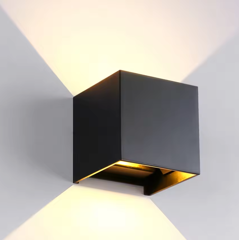 CubeGlow Wireless Wall Lights – Set of 2 LED Wall Lamps | Rechargeable Ambient Lighting | Modern Space-Saving Design