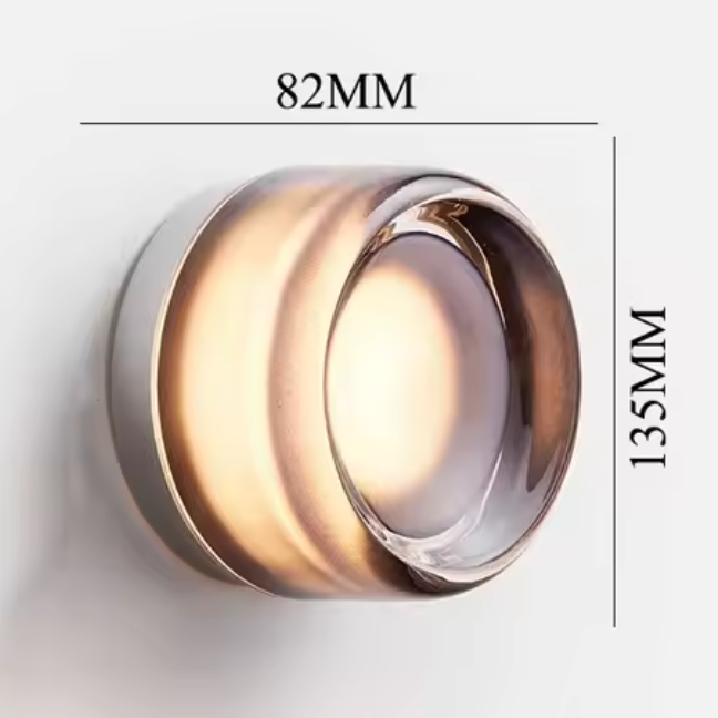 Modern LED Wall Sconce – Minimalist Ambient Wall Light | Contemporary Interior Accent Lighting