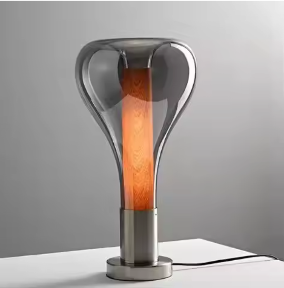 MoltenGlow Art Table Lamp – Sculptural Ambient Lighting | Contemporary Lava-Inspired Design