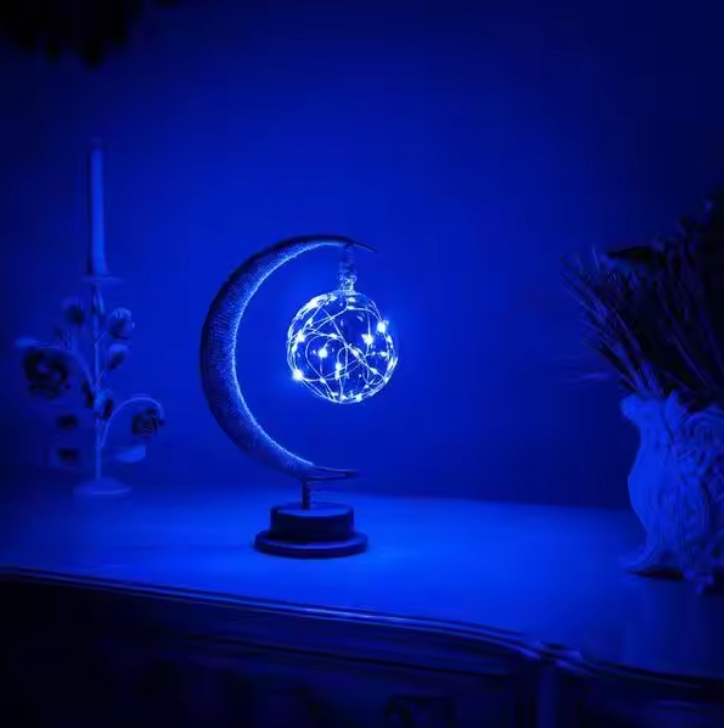 Enchanted Moon Lamp – Celestial Beauty with Magical Ambient Lighting