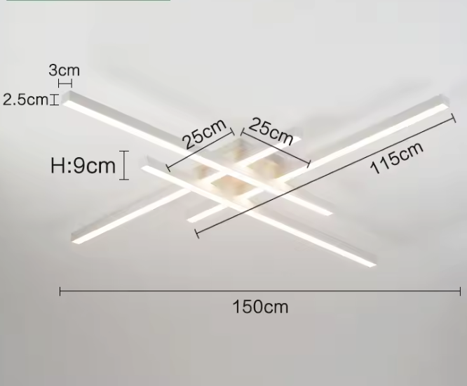 Bondigo Modern LED Ceiling Light – Minimalist Contemporary Ceiling Lamp | Elegant Architectural Lighting