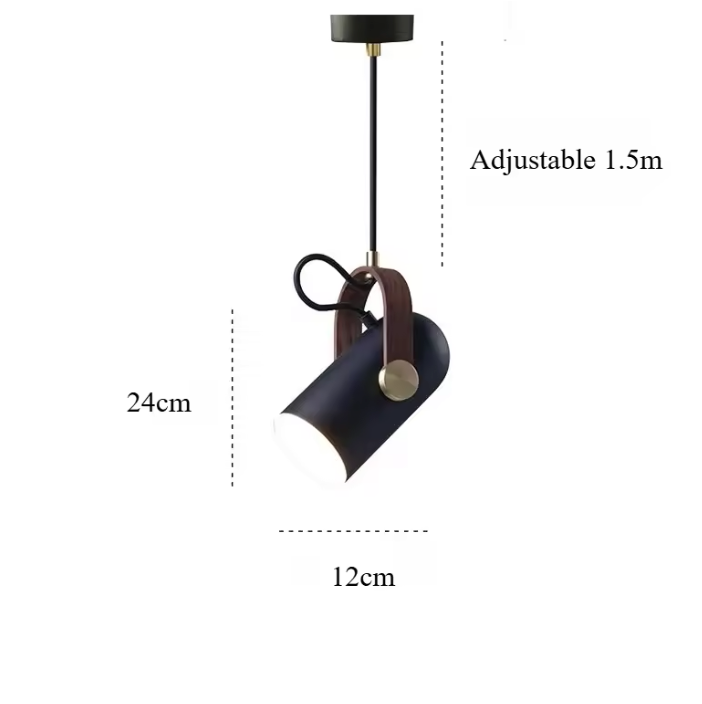 Carronade Pendant Light – Industrial Nautical Hanging Lamp | Vintage Marine Inspired Ceiling Lighting