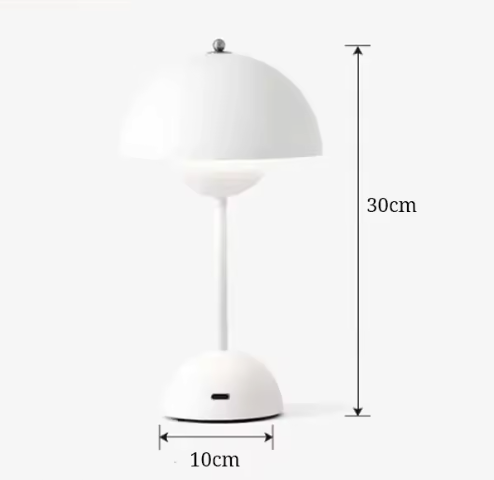 AuroraGlo LED Living Room Table Lamp – Wireless Designer Lighting with Timeless Scandinavian Style