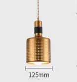 Gold Nordic Pendant Light – Modern LED Hanging Lamp | Scandinavian Luxury Interior Lighting