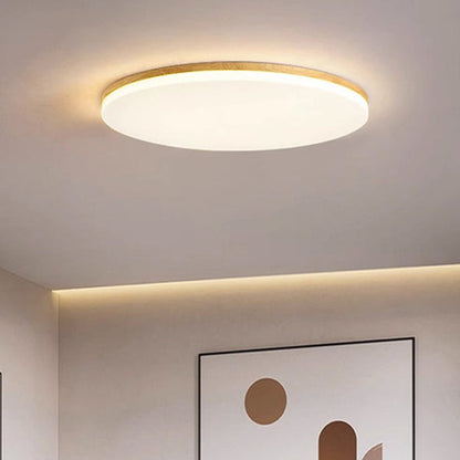 Einzelne runde LED-Deckenleuchte aus Acryl-Leuchtezauber