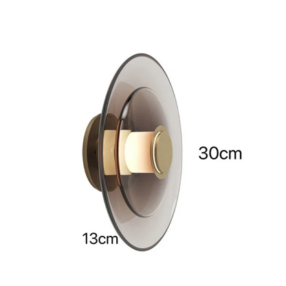 Eloria Glass Wall Light – Nordic LED Wall Lamp | Modern Ambient Lighting for Sophisticated Interiors