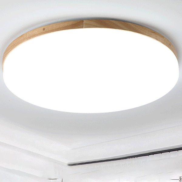 Einzelne runde LED-Deckenleuchte aus Acryl-Leuchtezauber