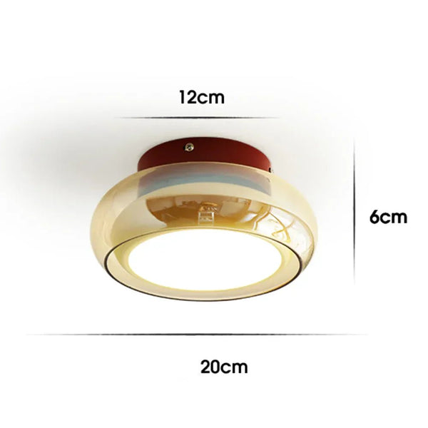 Vintage kleine Acryl-LED-Deckenlampe-Leuchtezauber