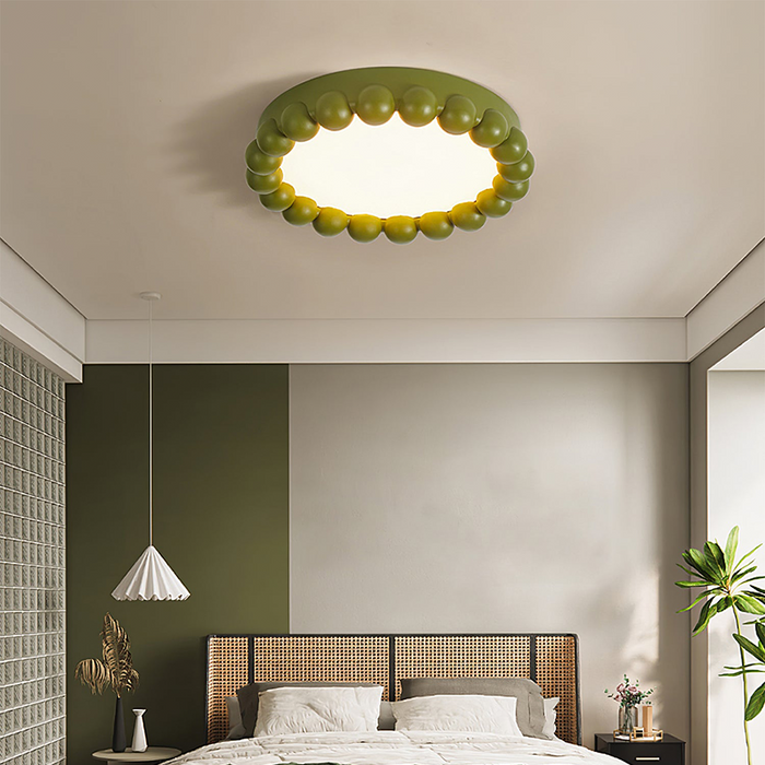Molina Aura Ceiling Light – Modern Resin LED Ceiling Lamp | Soft Ambient Lighting with 3-Step Dimming