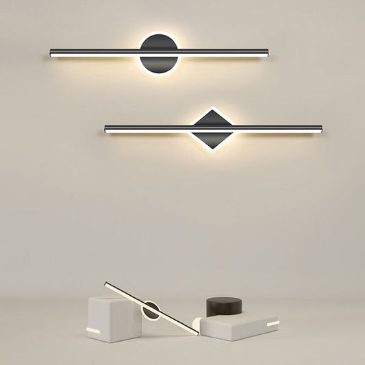 Moderne runde/eckige LED-Wandleuchte Leigh-Leuchtezauber