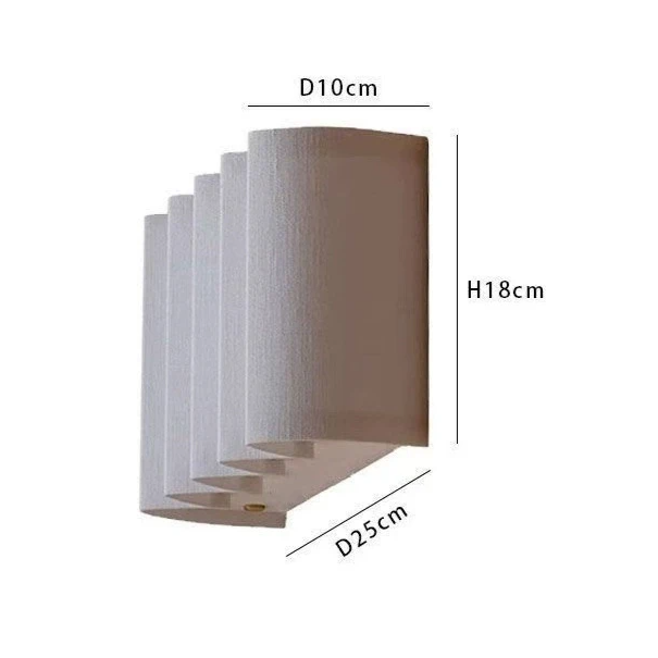 Kasumi Fabric Wall Light – Wabi-Sabi Wall Lamp | Japanese Minimalist Lighting for Calm Modern Interiors