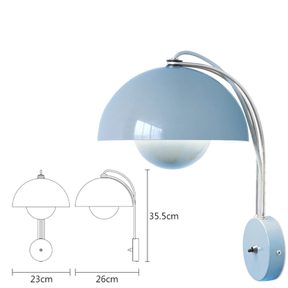 Nordic Bud LED Wall Light – Contemporary E27 Wall Lamp | Soft Ambient Lighting | Modern Interior Accent