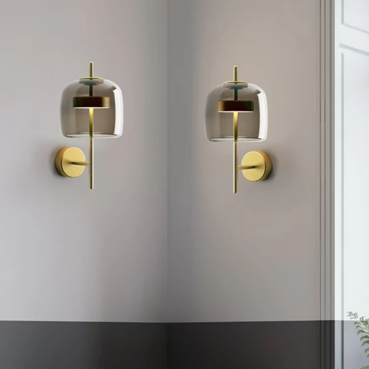 Veralis Wall Light – Nordic Glass LED Wall Lamp | Minimalist Ambient Lighting for Modern Interiors