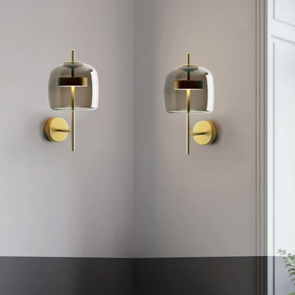Veralis Wall Light – Nordic Glass LED Wall Lamp | Minimalist Ambient Lighting for Modern Interiors