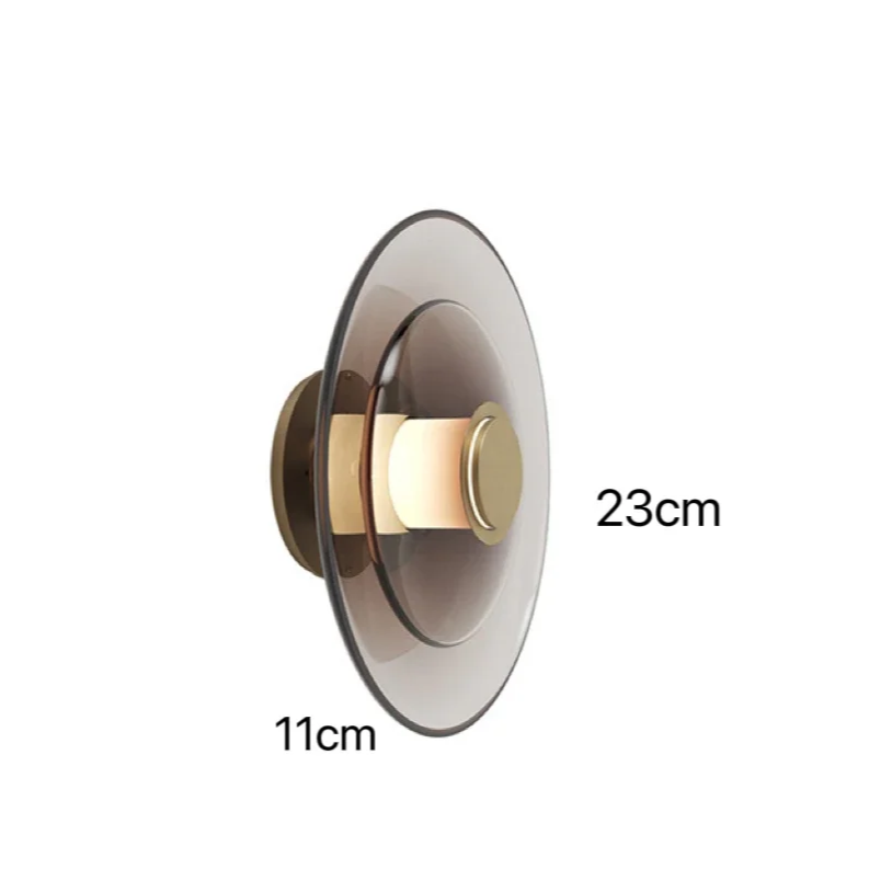 Eloria Glass Wall Light – Nordic LED Wall Lamp | Modern Ambient Lighting for Sophisticated Interiors