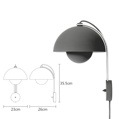 Nordic Bud LED Wall Light – Contemporary E27 Wall Lamp | Soft Ambient Lighting | Modern Interior Accent