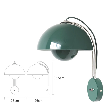 Nordic Bud LED Wall Light – Contemporary E27 Wall Lamp | Soft Ambient Lighting | Modern Interior Accent