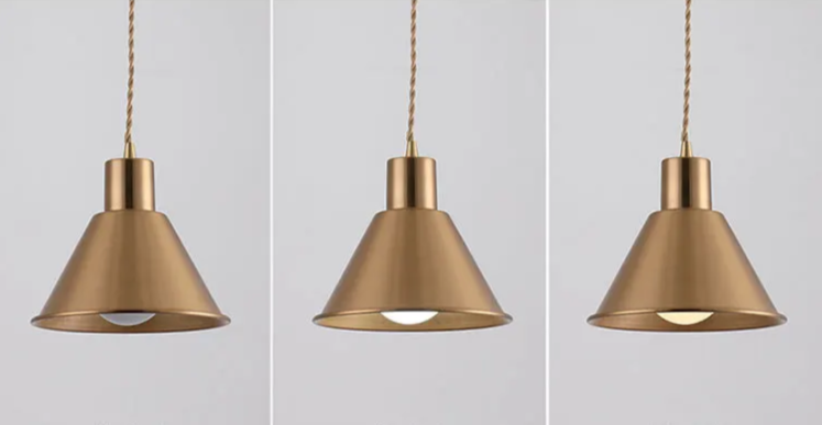 Gold Nordic Pendant Light – Modern LED Hanging Lamp | Scandinavian Luxury Interior Lighting