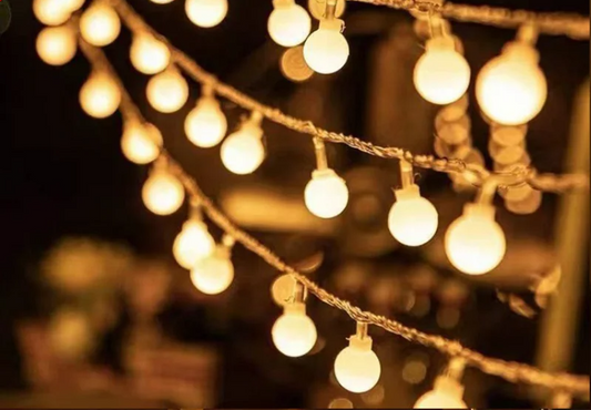 LumiOrb Globe String Lights – 10M LED Fairy Lights | USB & Battery Powered Decorative Lighting