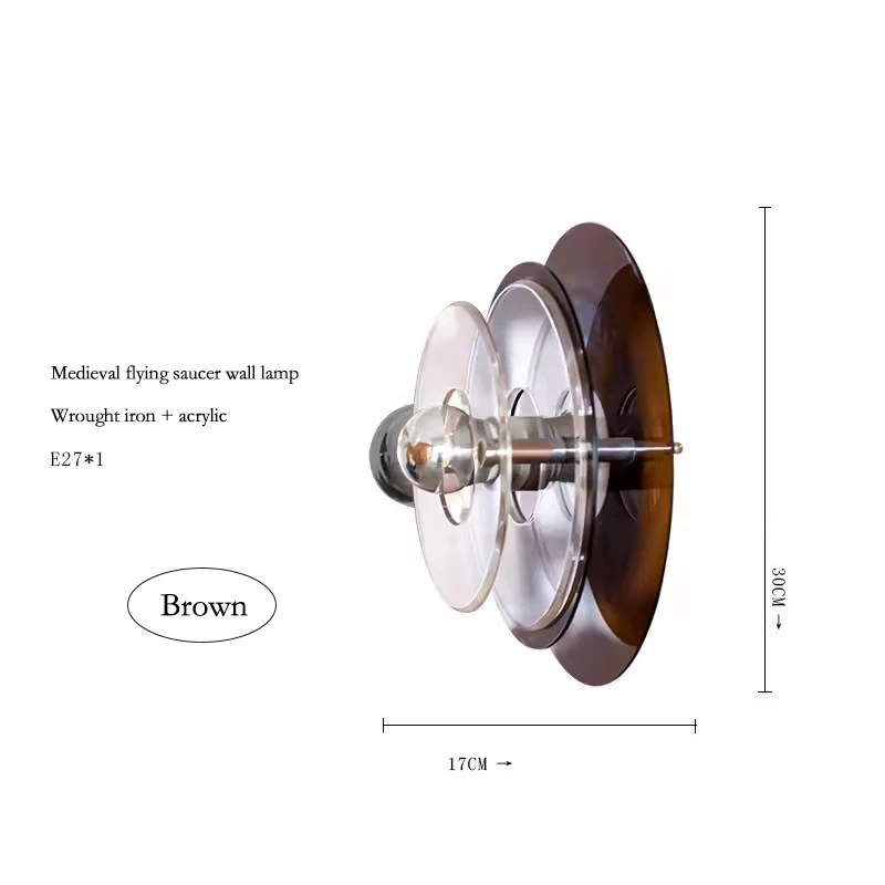 Modern UFO LED Wall Lamp – Futuristic Wall Sconce | Creative Accent Lighting | Designer Wall Light for Bedroom & Living Room