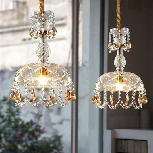 Luxus-Kristall-Kronleuchter-Design-Hängelampe-Leuchtezauber