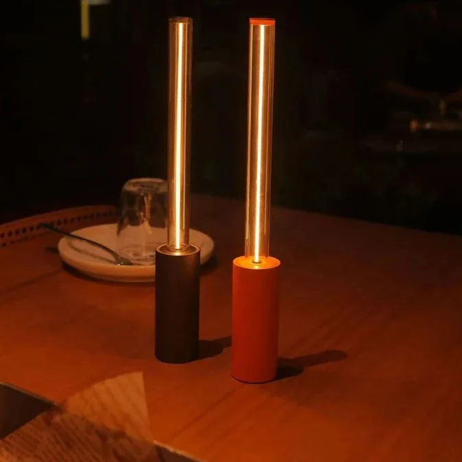 AuraPulse Touch Lamp – Rechargeable LED Mood Light | Minimalist Breathing Night Light for Modern Interiors