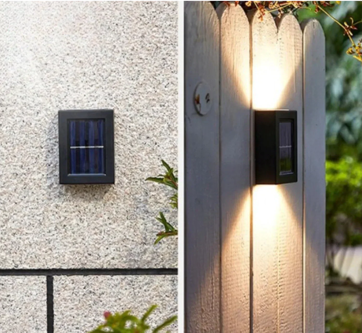 Premium kabellose Solar-Wandleuchte – Bereichern Sie Ihren Garten mit einem attraktiven Ambiente!-Leuchtezauber
