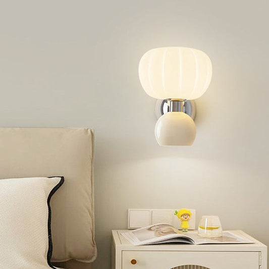 Moderne LED-Wandlampen Creme-Leuchtezauber