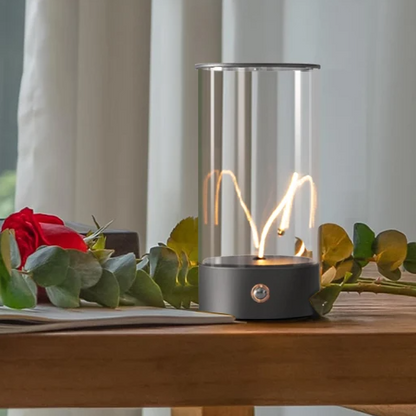 AuraPulse Touch Lamp – Rechargeable LED Mood Light | Minimalist Breathing Night Light for Modern Interiors
