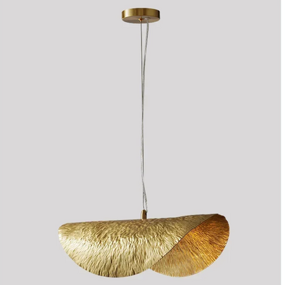 Gold Lotus Pendant Light – Vintage Zen Ceiling Lamp | Luxury Ambient Hanging Lighting