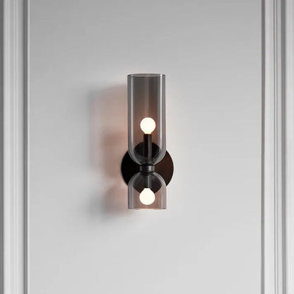 Doppelkopf Glas Wandleuchte Led Sconce-Leuchtezauber