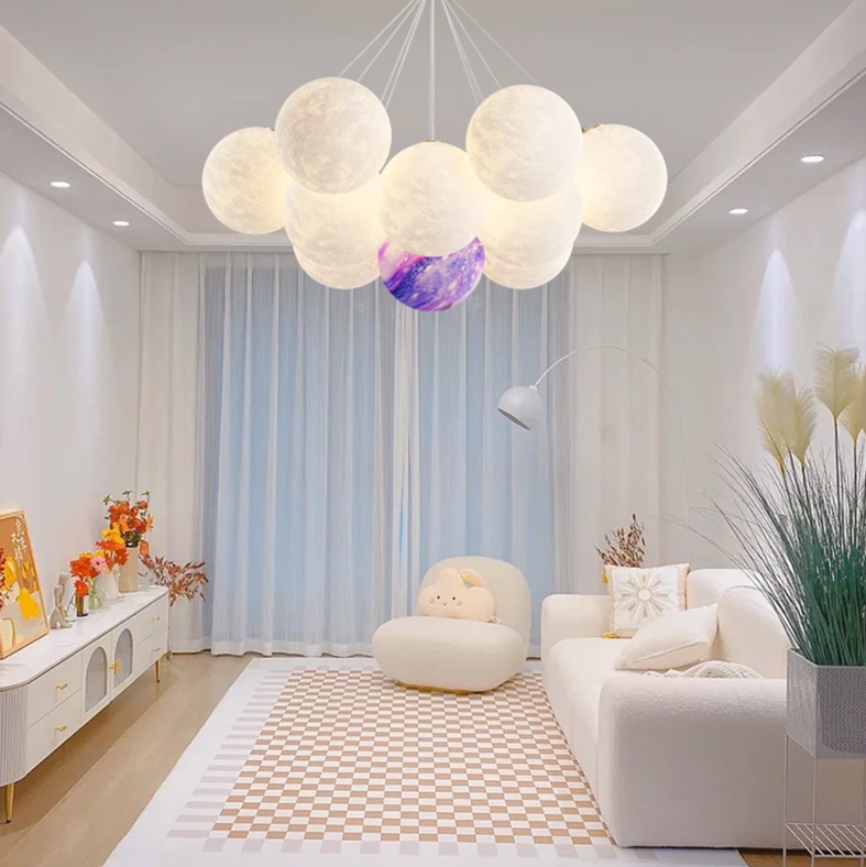 NovaNest Pendant Light – Modern 3D Kids Ceiling Lamp | Creative LED Lighting for Children’s Bedrooms & Contemporary Interiors