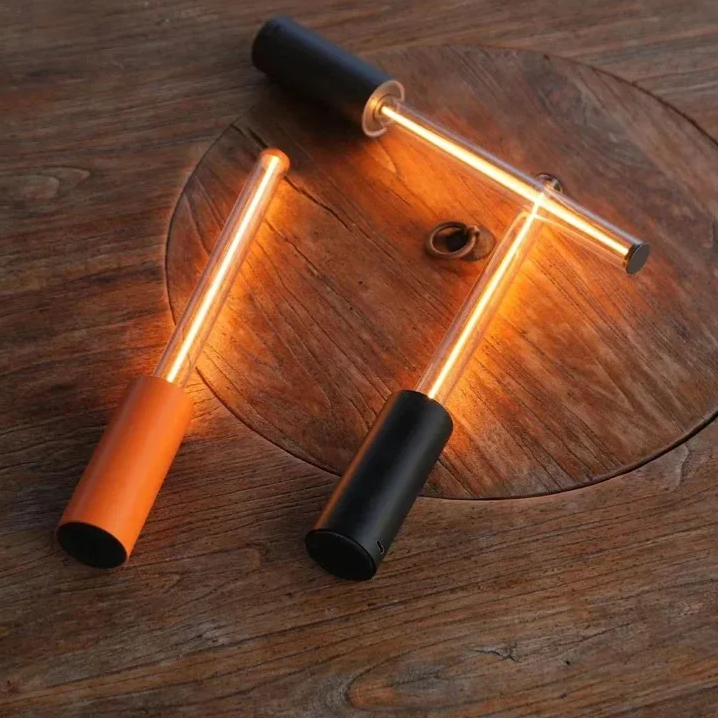 AuraPulse Touch Lamp – Rechargeable LED Mood Light | Minimalist Breathing Night Light for Modern Interiors