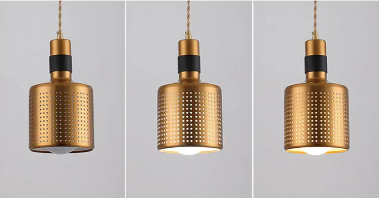 Gold Nordic Pendant Light – Modern LED Hanging Lamp | Scandinavian Luxury Interior Lighting