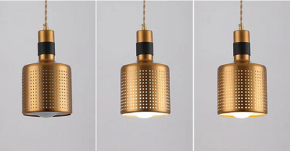 Gold Nordic Pendant Light – Modern LED Hanging Lamp | Scandinavian Luxury Interior Lighting