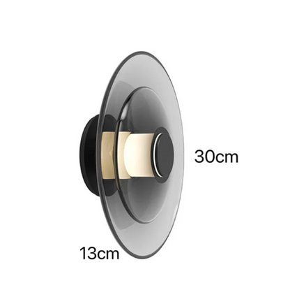 Eloria Glass Wall Light – Nordic LED Wall Lamp | Modern Ambient Lighting for Sophisticated Interiors