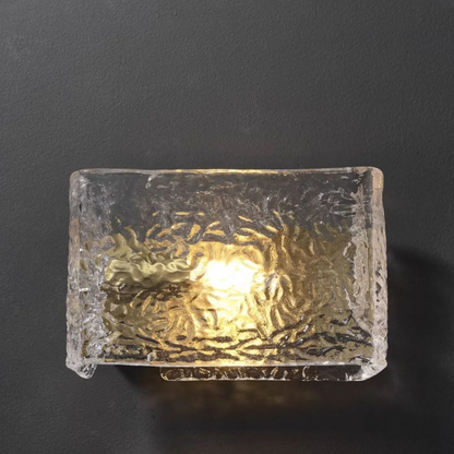 Copper & Glass Wall Light – Postmodern Art Deco LED Sconce | Luxury Ambient Interior Lighting