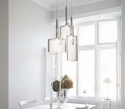 Milano Glass Pendant Light – Luxury LED Chandelier | Contemporary Italian Designer Lighting | Elegant Interior Centrepiece