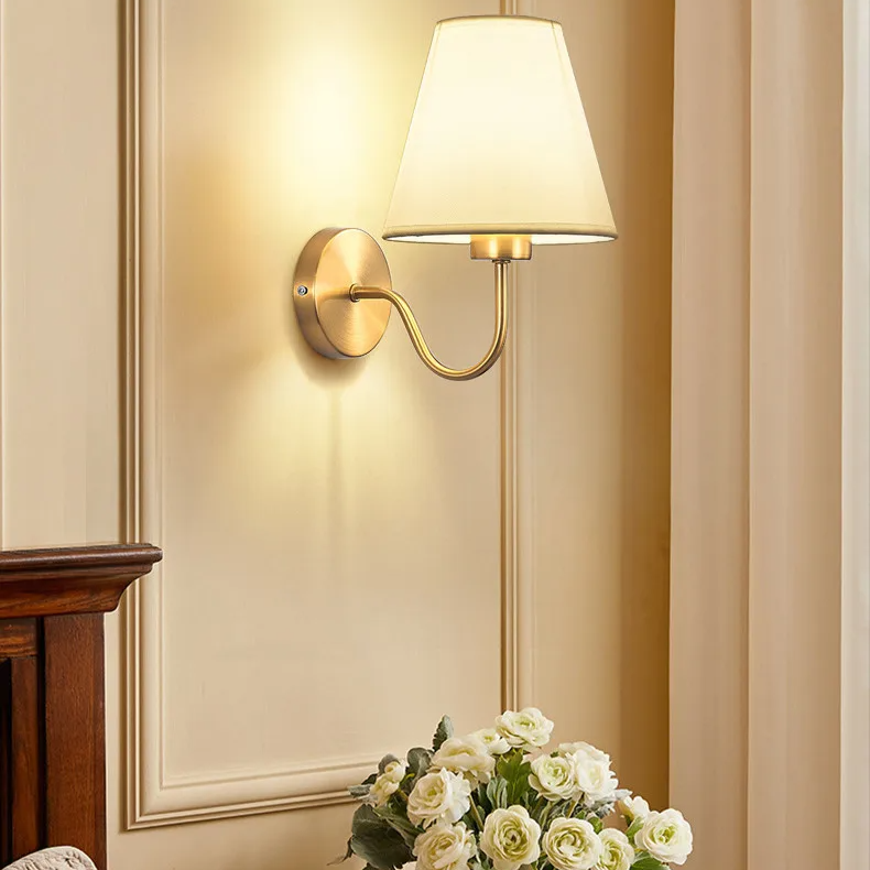 Aureva Fabric Wall Light – Nordic Wall Lamp | Soft Ambient Lighting for Elegant Modern Interiors