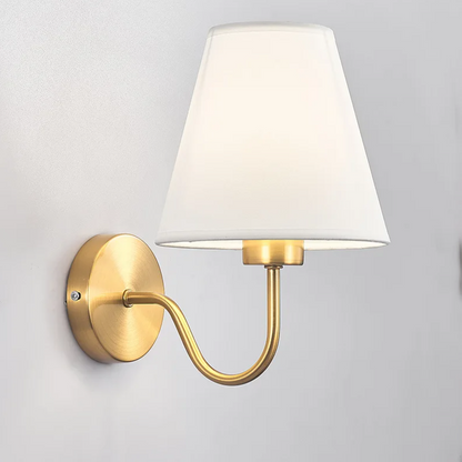 Aureva Fabric Wall Light – Nordic Wall Lamp | Soft Ambient Lighting for Elegant Modern Interiors