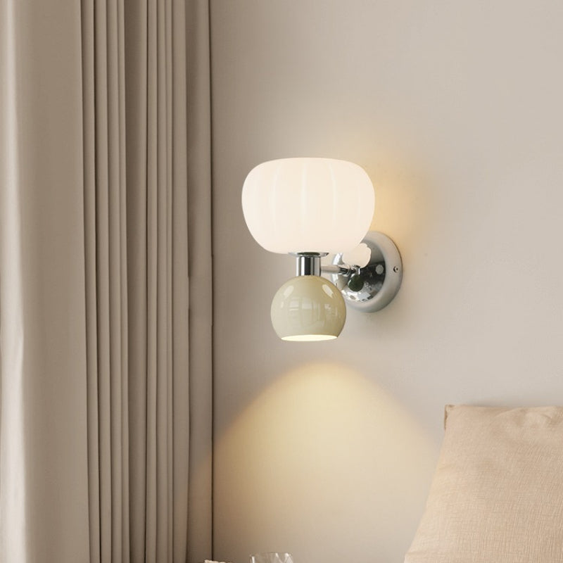 Moderne Led Wandlampen Creme-Leuchtezauber