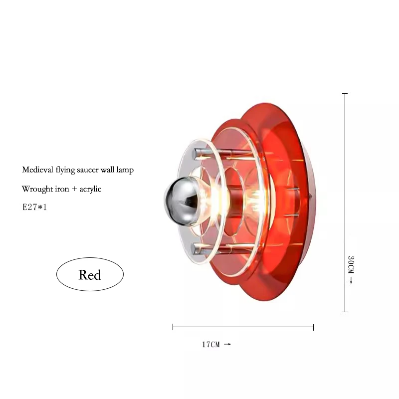Modern UFO LED Wall Lamp – Futuristic Wall Sconce | Creative Accent Lighting | Designer Wall Light for Bedroom & Living Room