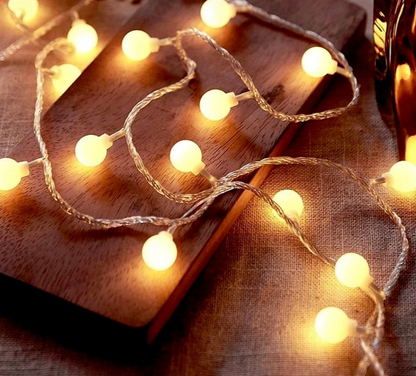 USB/Battery LED Globe String Lights – Decorative Indoor & Outdoor Lights for Christmas, Weddings, Gardens & Parties