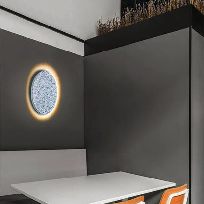Skandinavische einfache Gang-Treppenlampe, Terrazzo-Wandlampe-Leuchtezauber