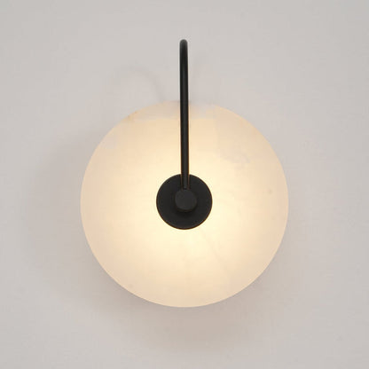 LED-Wandleuchte aus Alabasterstein-Leuchtezauber