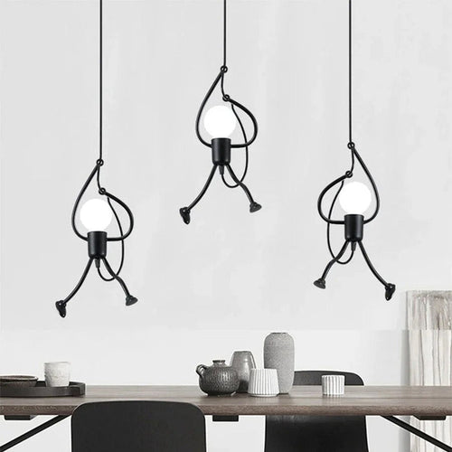 Funkylight | Retro-Wandleuchte Iron Man-Leuchtezauber